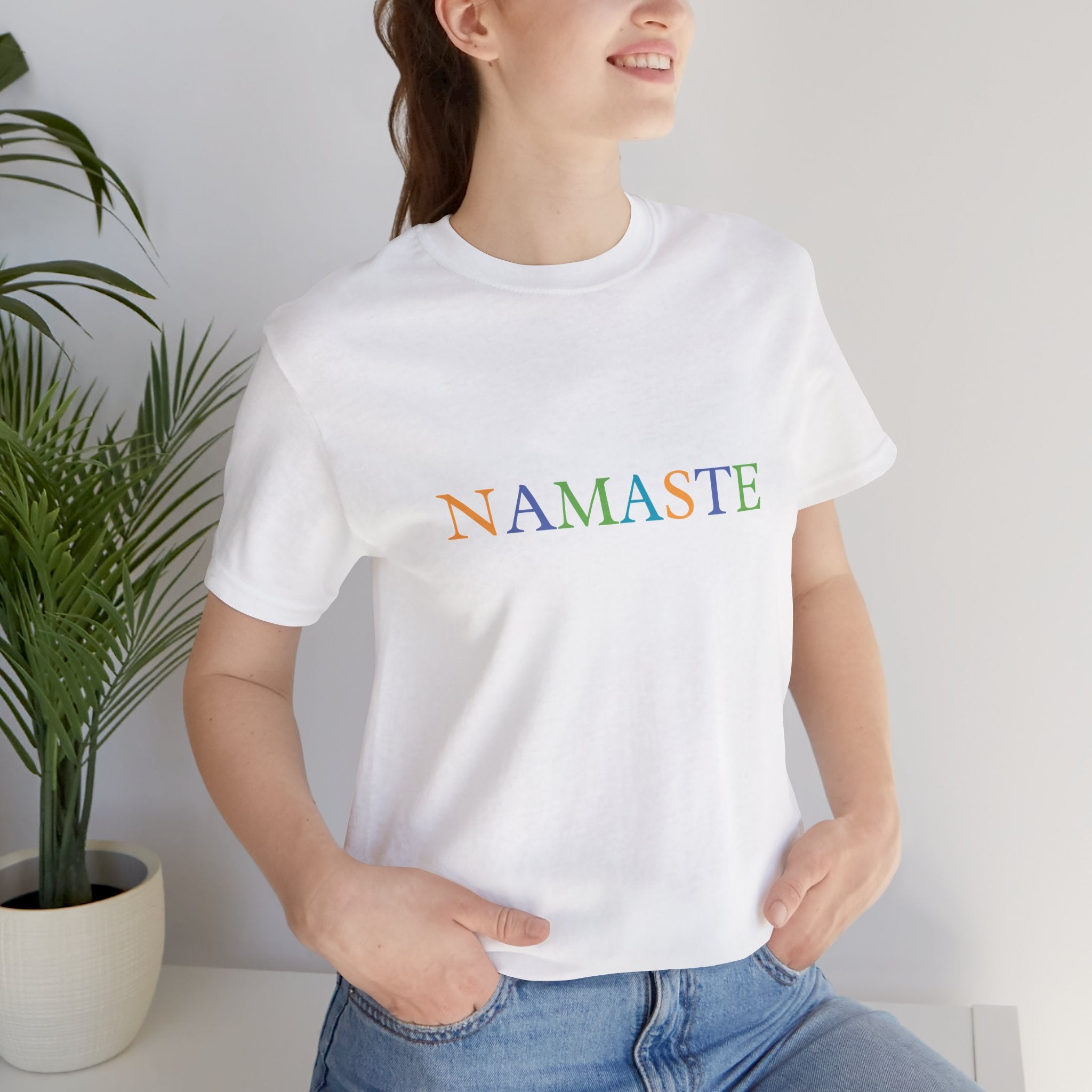 Tramunquiero NAMASTE unisex μπλουζάκι με στρογγυλή λαιμόκοψη