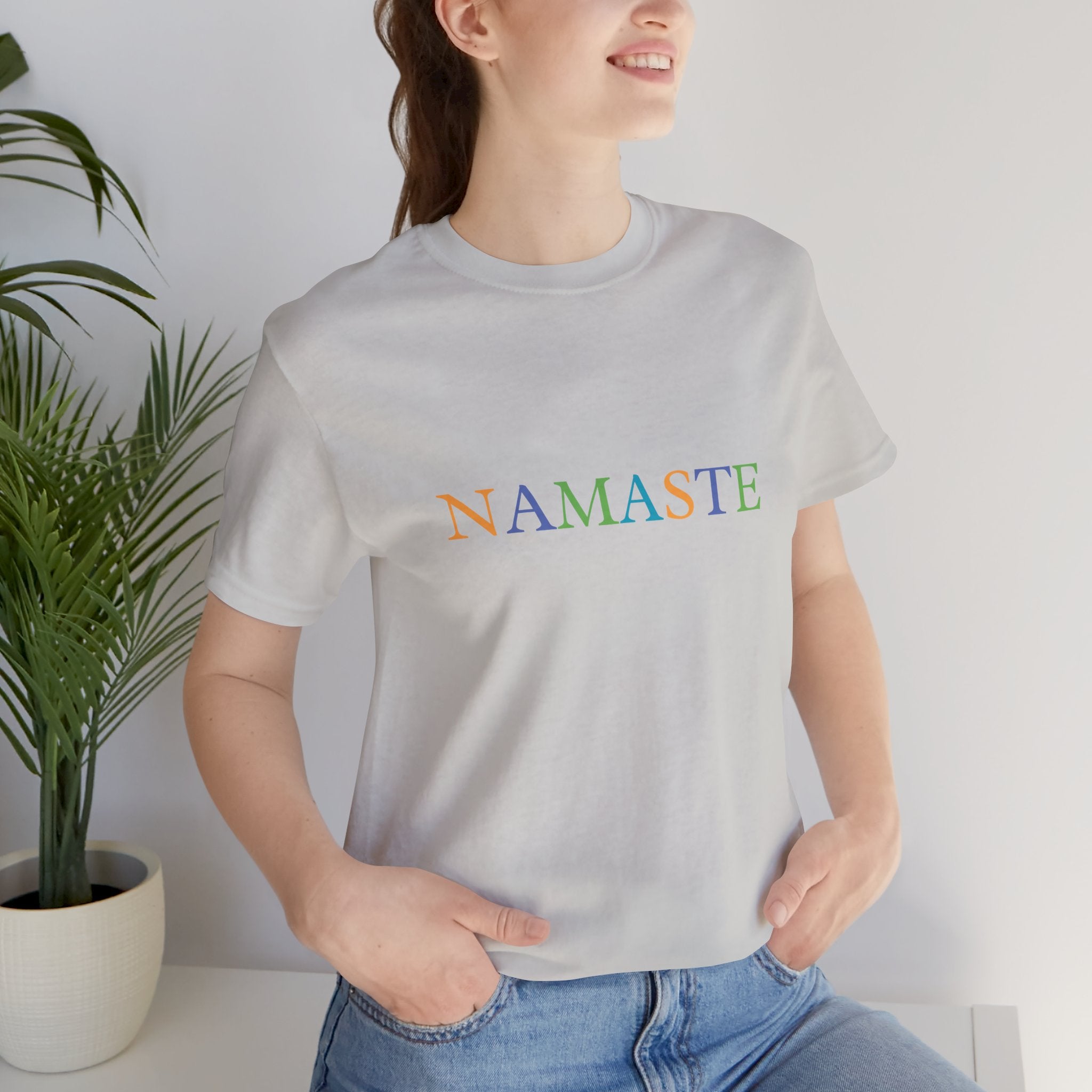 Tramunquiero NAMASTE unisex μπλουζάκι με στρογγυλή λαιμόκοψη